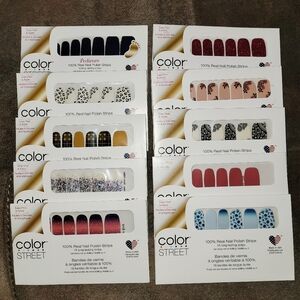 10packs Bundle of ColorStreet Nail Sets